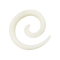Spirale dextension en os blanc