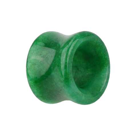 Flared tunnel made from jade stone