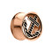 Flared tunnel rose gold with anchor