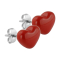 Boucles doreilles Supernova Fire Red Heart
