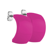 Stud earrings Supernova violet shield