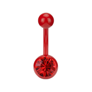 Banane Supernova Fire Red avec boule de cristal Swarovski...