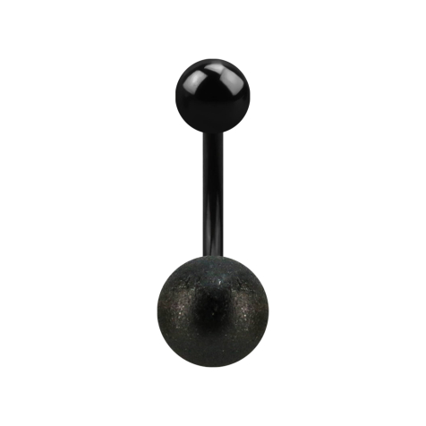 Banana nera con palla e palla maculata