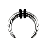 Croissant de dilatation argenté avec 3 encoches