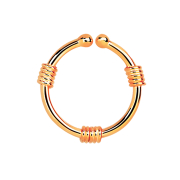 Faux septum avec trois petits tours de corde...