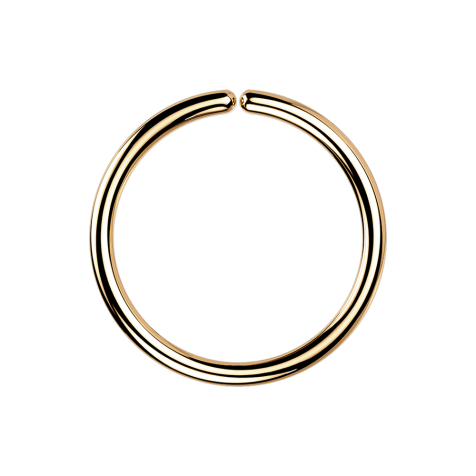 Micro piercing ring rose gold