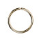 Micro piercing ring rose gold