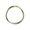 Micro piercing anneau doré 18k