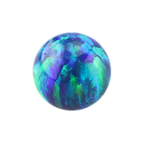 Micro Kugel Opal blau