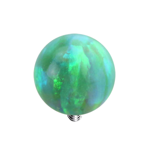 Dermal Anchor Ball Opal green