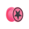 Plug pink with black star