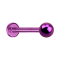Micro Labret violet avec boule