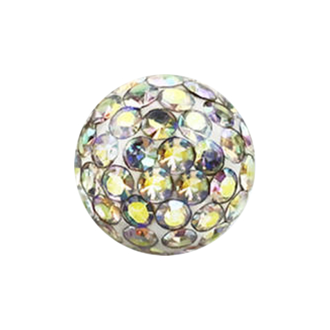 Boule de cristal multicolore Couche de protection en époxy
