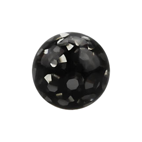 Boule de cristal noire Couche de protection époxy