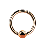 Micro Ball Closure Ring rose gold