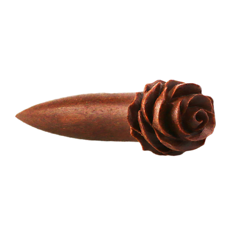 Sawo wood expander with rose