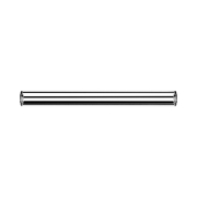Asta Micro Barbell argento con filettatura interna da 0,9 mm