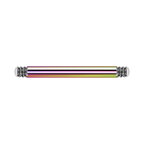 Micro barbell rod colored