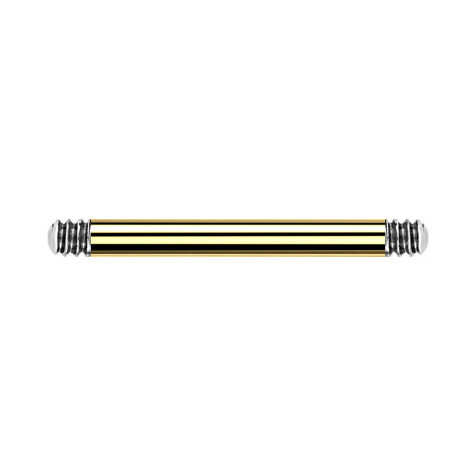 Micro Barbell-Stab vergoldet
