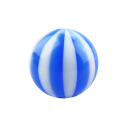 Micro ball with twist dark blue