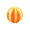 Ball with twist orange