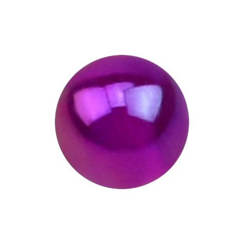 Micro sfera rivestita in metallo viola