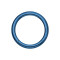 Micro anneau segment bleu foncé