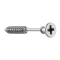 Barbell Phillips screw silver