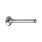 Micro UFO Labret Bar, Silver, with 0.9 mm Internal Thread