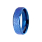 Ring blau poliert und mittig gesprenkelt