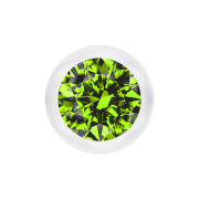 Micro ball transparent with crystal light green