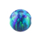 Ball Closure Boule Opale bleu