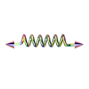 Barbell coloré Bobine avec deux cônes