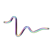 Bâton Barbell coloré battement de cœur