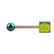 Micro Barbell coloré avec boule et cube