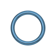 Anello a segmenti blu chiaro