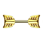 Bilanciere placcato oro con freccia