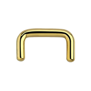 Septum ring U gold-plated