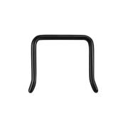 Anello del setto ad U angolato nero