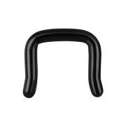 Anello del setto ad U angolato nero