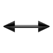 Micro bilanciere nero con due coni