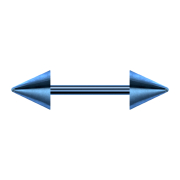 Micro Barbell dunkelblau mit zwei Cones