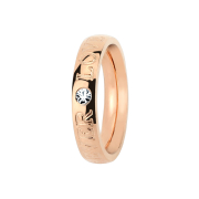 Bague en or rose Forever Love
