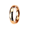 Ring rose gold thin with three crystals