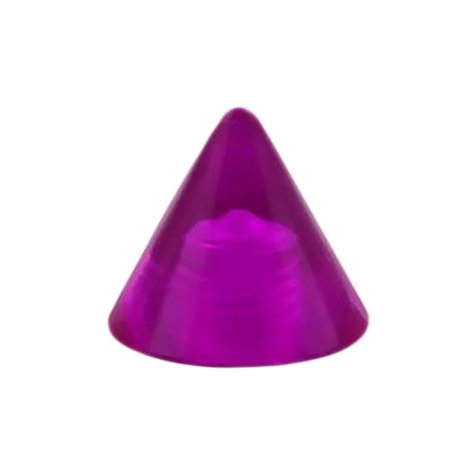 Cone violett transparent