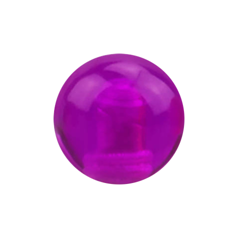 Kugel violett transparent
