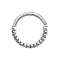 Septum Ring gerillt silber