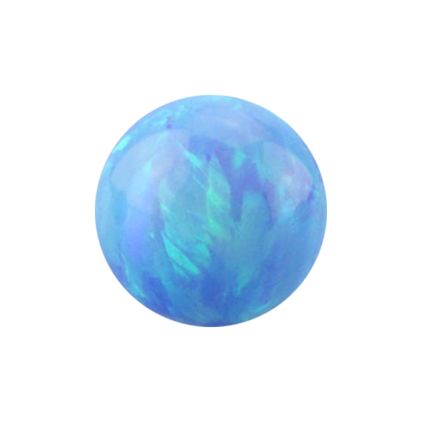 Boule opale bleu clair