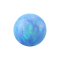 Kugel Opal hellblau