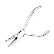 Pinza piegatrice per piercing al naso a 3 livelli, 150 mm
